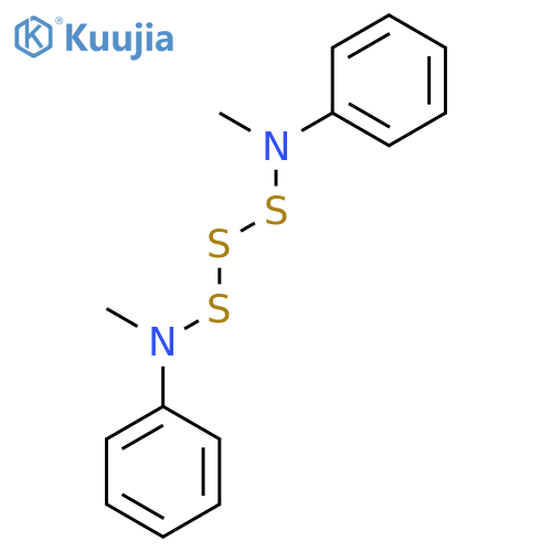 Benzenamine, N,N'-trithiobis[N-methyl- structure