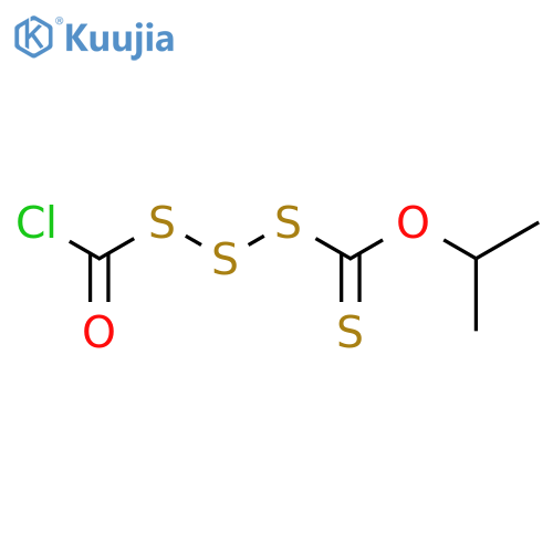 Trisulfide, chlorocarbonyl (1-methylethoxy)thioxomethyl structure