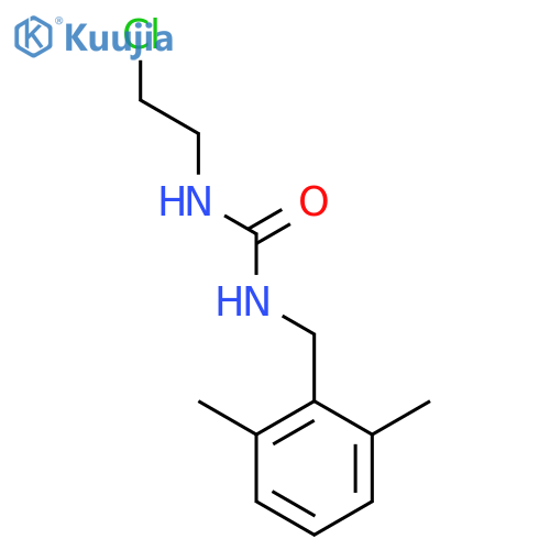 Urea,N-(2-chloroethyl)-N'-[(2,6-dimethylphenyl)methyl]- structure