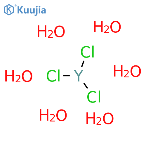 Yttrium(III) chloride hexahydrate structure