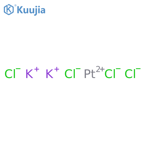 Potassium Tetrachloroplatinum(II) structure