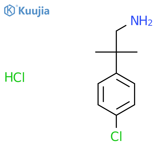 2-(4-Chlorophenyl)-2-methylpropylamine Hydrochloride structure