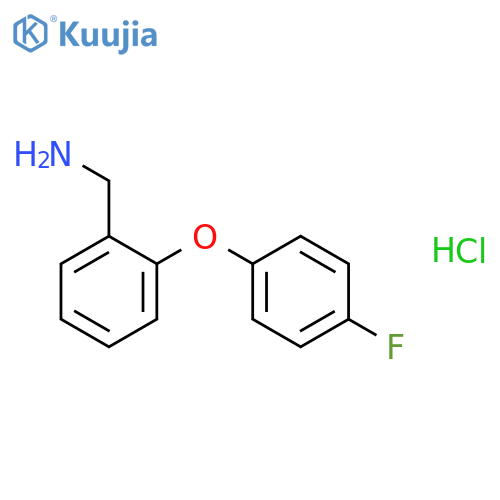 2-(4-Fluorophenoxy)Benzylamine Hydrochloride structure