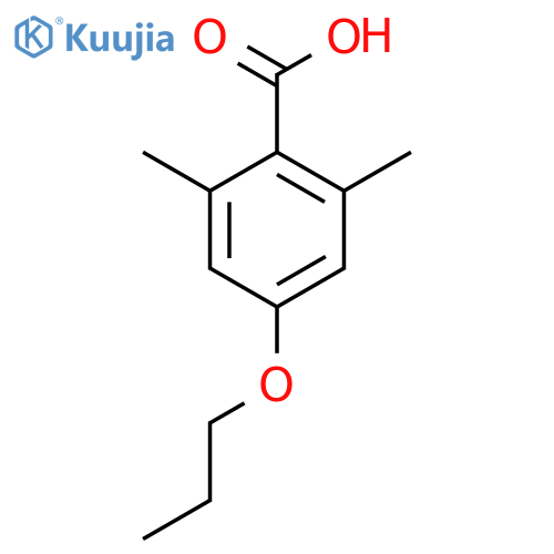2,6-Dimethyl-4-propoxybenzoic acid structure
