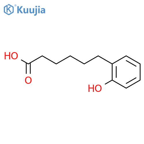 6-(2-hydroxyphenyl)hexanoic acid structure