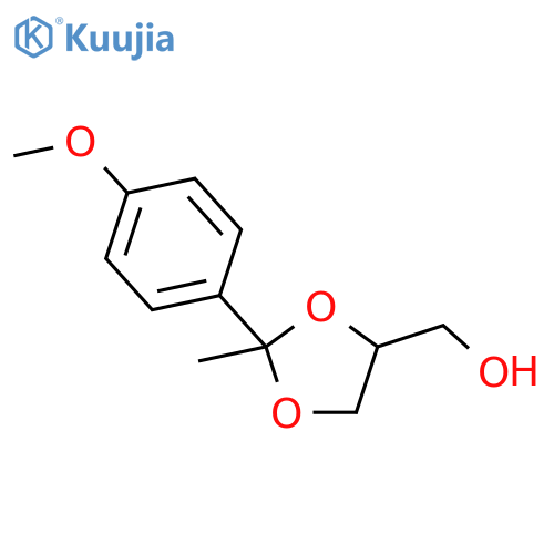 1,3-Dioxolane-4-methanol,2-(p-methoxyphenyl)-2-methyl- (6CI) structure