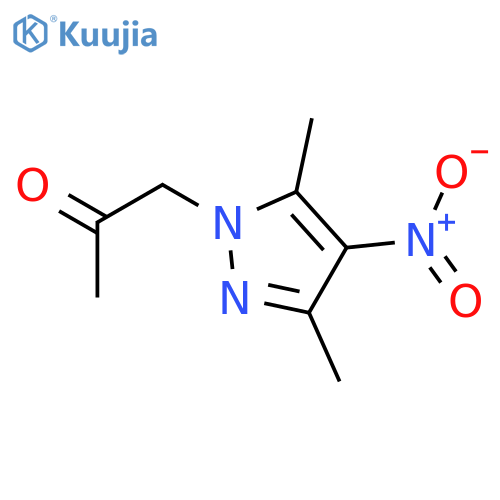 1-(3,5-Dimethyl-4-nitro-1H-pyrazol-1-yl)acetone structure