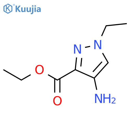 4-Amino-1-ethyl-1H-pyrazole-3-carboxylic Acid Ethyl Ester structure