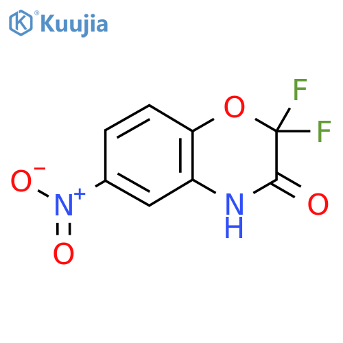 2,2-Difluoro-6-nitro-2H-benzo[b][1,4]oxazin-3(4H)-one structure