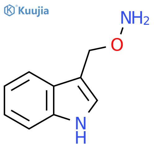 O-(1H-indol-3-yl)methylhydroxylamine structure