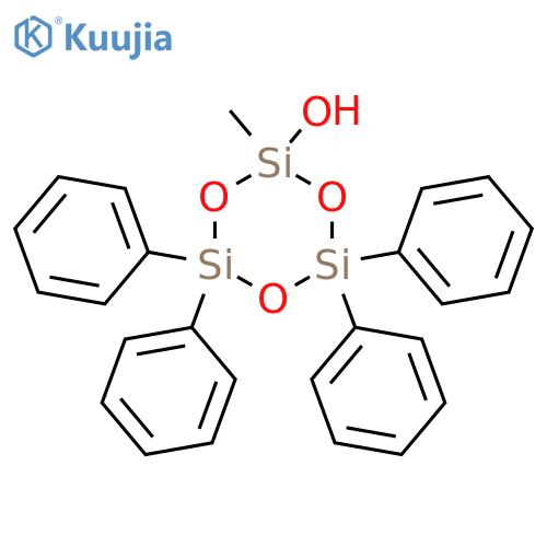 Cyclotrisiloxanol, 2-methyl-4,4,6,6-tetraphenyl- structure