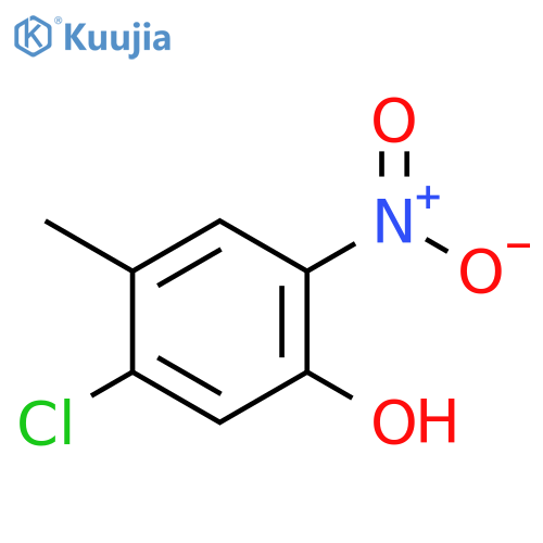 Phenol, 5-chloro-4-methyl-2-nitro- structure