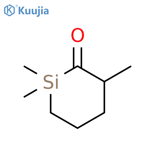 Silacyclohexan-2-one, 1,1,3-trimethyl- structure