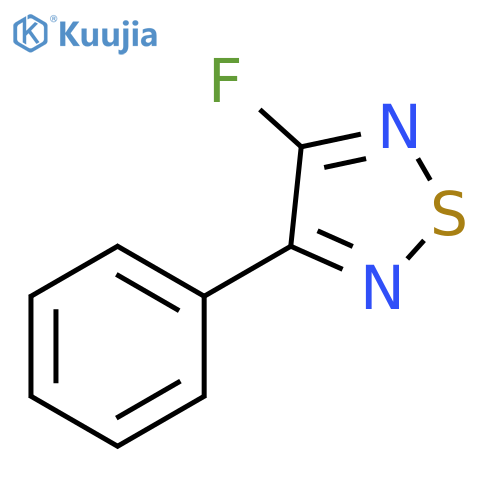1,2,5-Thiadiazole, 3-fluoro-4-phenyl- structure