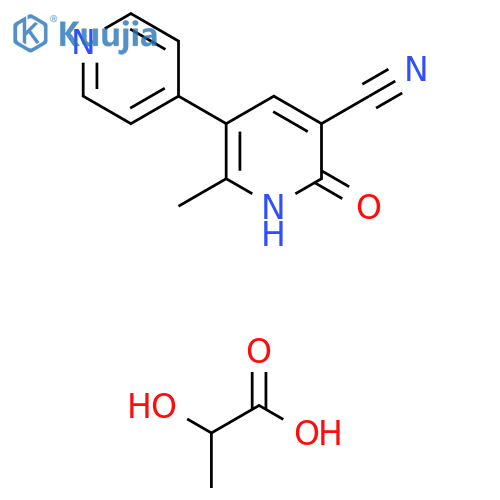 Milrinone lactate structure