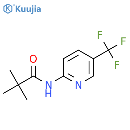 N-(5-(trifluoromethyl)pyridin-2-yl)pivalamide structure