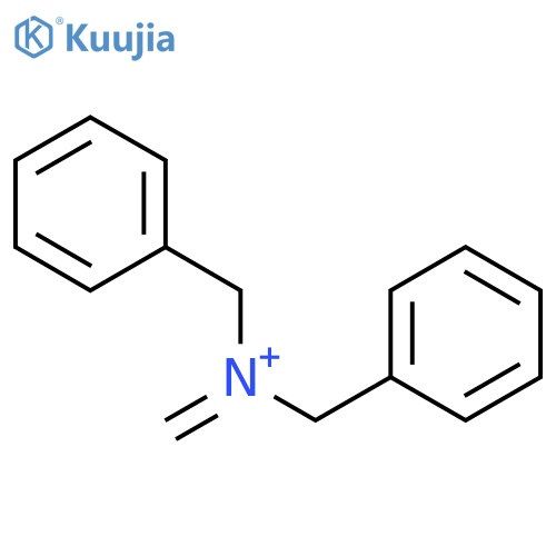 Benzenemethanaminium, N-methylene-N-(phenylmethyl)- structure