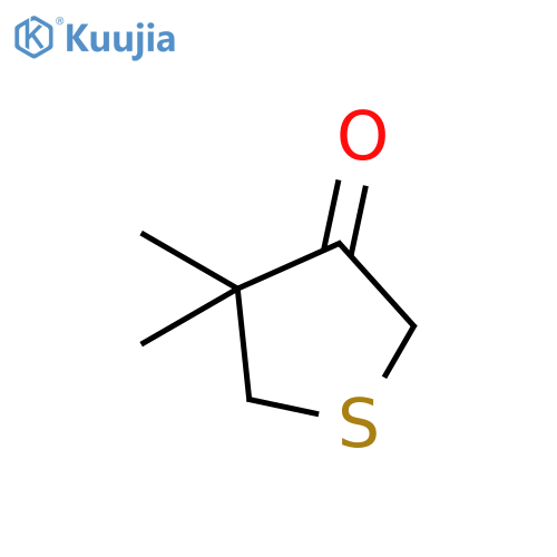 4,4-Dimethylthiolan-3-one structure