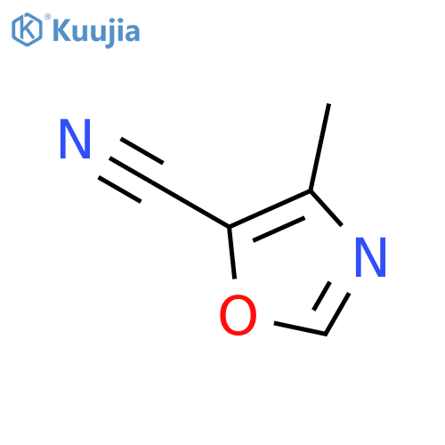 4-Methyl-1,3-oxazole-5-carbonitrile structure