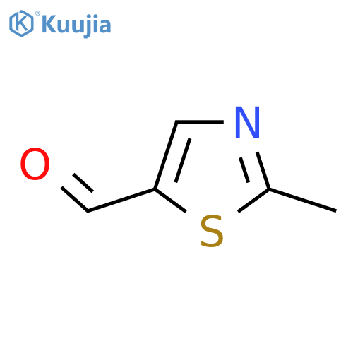2-methyl-1,3-thiazole-5-carbaldehyde structure