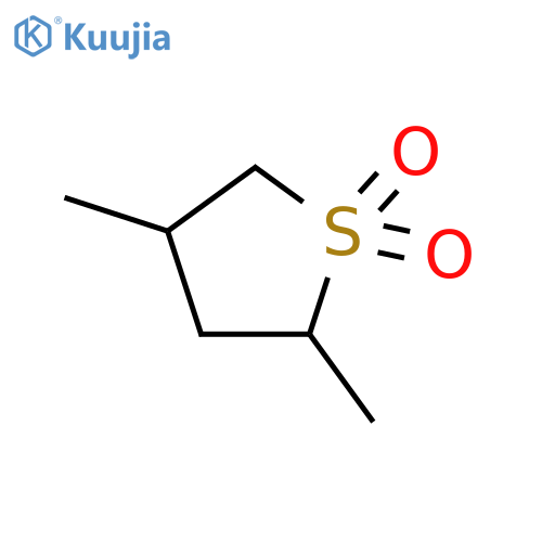 Thiophene,tetrahydro-2,4-dimethyl-, 1,1-dioxide structure