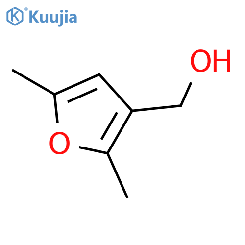 (2,5-dimethylfuran-3-yl)methanol structure
