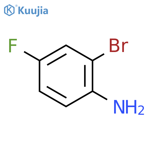 2-Bromo-4-fluoroaniline structure