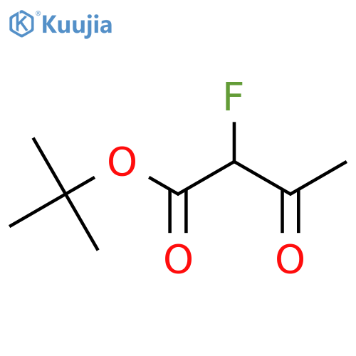 tert-butyl 2-fluoro-3-oxobutanoate structure