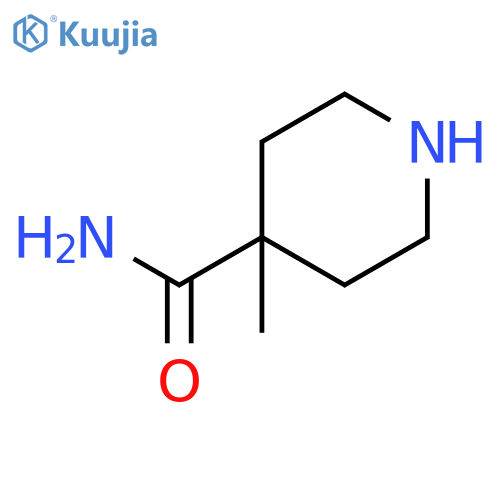 4-methyl-4-Piperidinecarboxamide structure