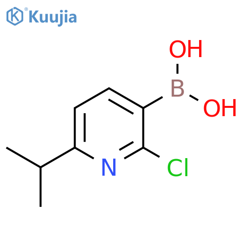 2-Chloro-6-isopropylpyridine-3-boronic acid structure