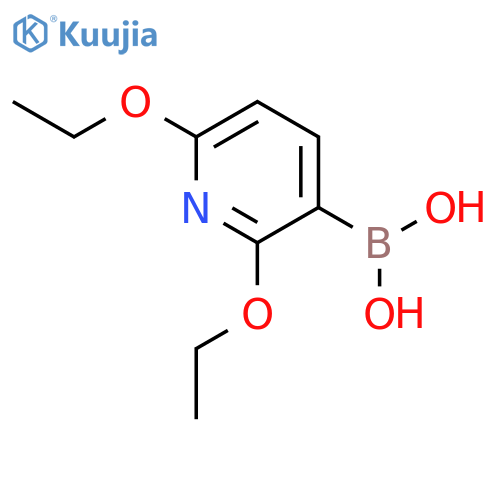 (2,6-Diethoxypyridin-3-yl)boronic Acid structure