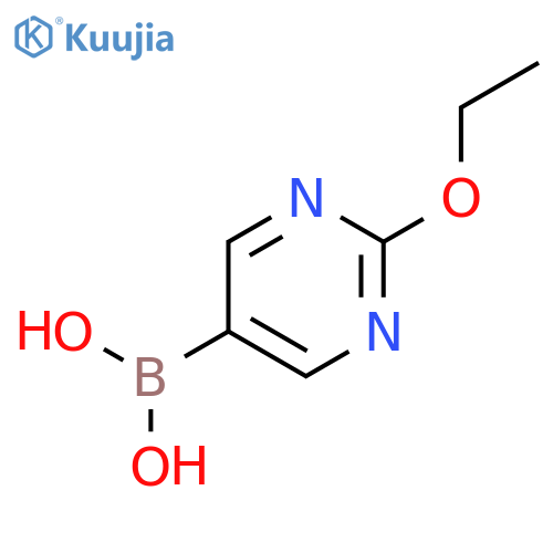 (2-Ethoxypyrimidin-5-yl)boronic acid structure
