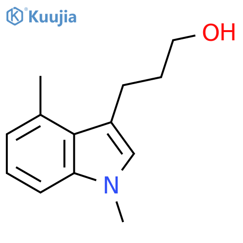 1,4-dimethyl-1H-Indole-3-propanol structure