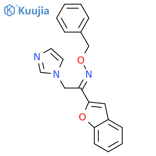 Ethanone, 1-(2-benzofuranyl)-2-(1H-imidazol-1-yl)-, O-(phenylmethyl)oxime structure