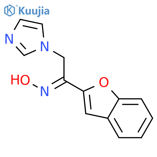 Ethanone, 1-(2-benzofuranyl)-2-(1H-imidazol-1-yl)-, oxime structure