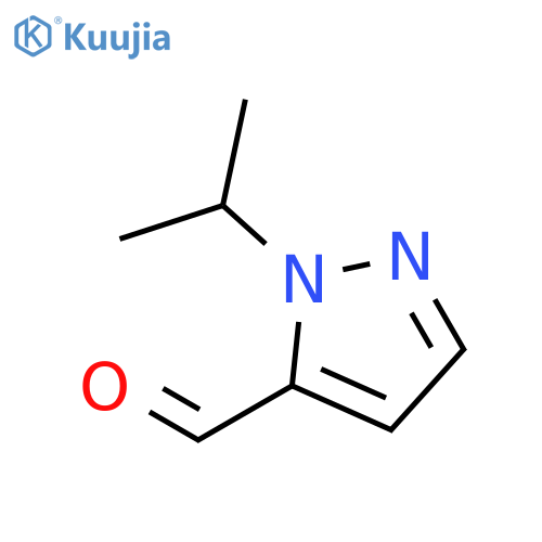1-(propan-2-yl)-1H-pyrazole-5-carbaldehyde structure