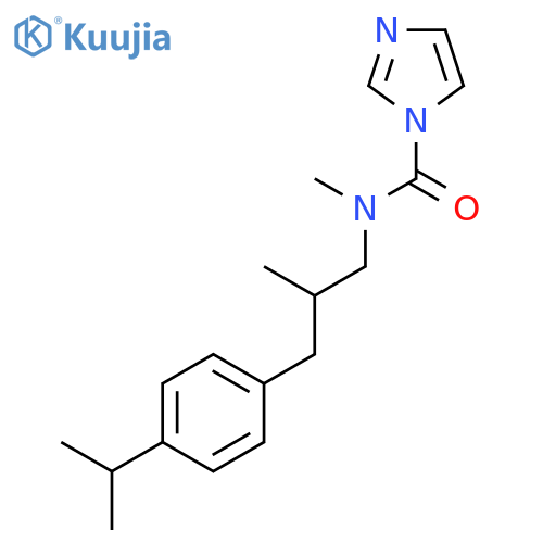 1H-Imidazole-1-carboxamide, N-methyl-N-[2-methyl-3-[4-(1-methylethyl)phenyl]propyl]- structure