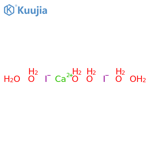 Calcium iodide,hexahydrate structure