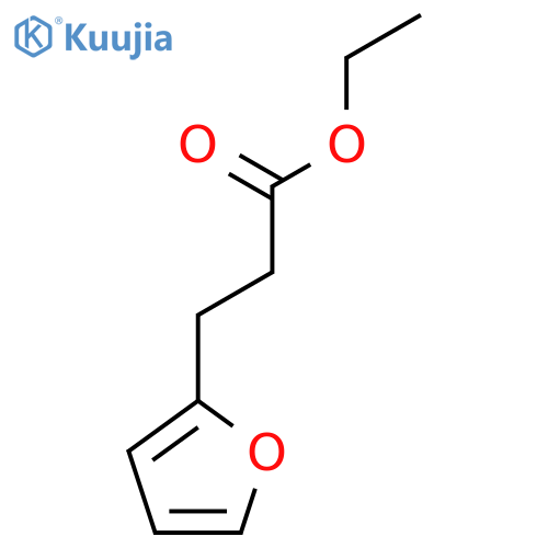 2-Furanepropanoic acid ethyl ester structure