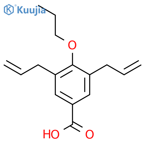 Benzoic acid,3,5-di-2-propen-1-yl-4-propoxy- structure
