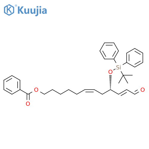 2,6-Dodecadienal, 12-(benzoyloxy)-4-[[(1,1-dimethylethyl)diphenylsilyl]oxy]-, [S-(E,Z)]- (9CI) structure