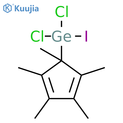 Germane, dichloroiodo(1,2,3,4,5-pentamethyl-2,4-cyclopentadien-1-yl)- structure