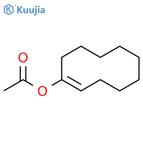 1-Cyclodecen-1-ol, acetate structure