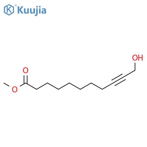 9-Undecynoic acid, 11-hydroxy-, methyl ester structure