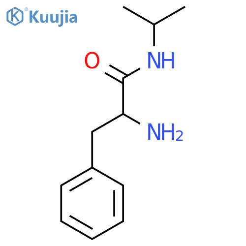 2-Amino-N-isopropyl-3-phenyl-DL-propanamide structure