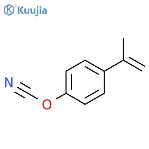 Cyanic acid, 4-(1-methylethenyl)phenyl ester structure