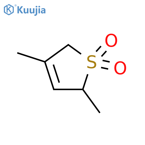 Thiophene,2,5-dihydro-2,4-dimethyl-, 1,1-dioxide structure