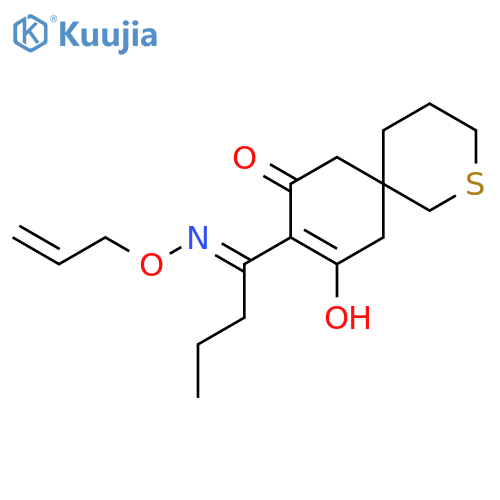 2-Thiaspiro[5.5]undec-9-en-8-one, 10-hydroxy-9-[1-[(2-propenyloxy)imino]butyl]- structure