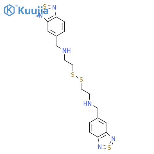 2,1,3-Benzothiadiazole-2-SIV-5-methanamine,N,N'-(dithiodi-2,1-ethanediyl)bis- (9CI) structure