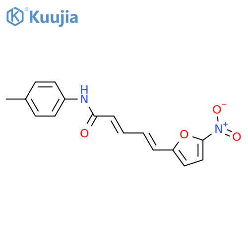 2,4-Pentadienamide, N-(4-methylphenyl)-5-(5-nitro-2-furanyl)- structure